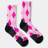 Roze Argyle Sokken (Rechts)