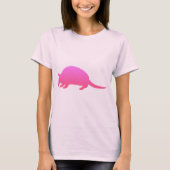Roze Armadillo T-shirt (Voorkant)