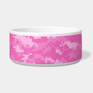 Roze ARMY ACU Camo Camouflage Honden Voerbak Voerbakje