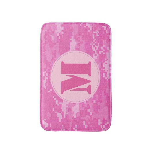 Roze ARMY ACU Camo Camouflage Patroon Badmat (Voorkant Verticaal)