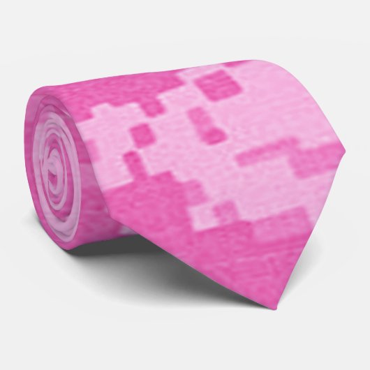 Roze ARMY ACU Camo Camouflage Pattern Stropdas (Opgerold)