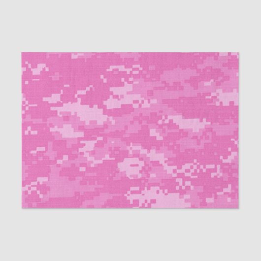 Roze ARMY ACU Camo Camouflage Tissue Papier (Voorkant)