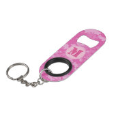 Roze ARMY ACU Camo Pet Open Sleutelhanger Sleutelhanger Flessenopener (Voorkant Gekanteld)