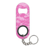 Roze ARMY ACU Camo Pet Open Sleutelhanger Sleutelhanger Flessenopener (Achterkant)