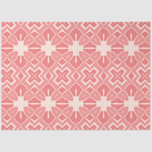 Roze art deco design decoupage papier (Voorkant)