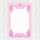 Roze Art Nouveau Border Post-it® Notes