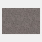 roze Art Nouveau Botanische kolibrie Inpakpapier Vel (Voorkant 3)