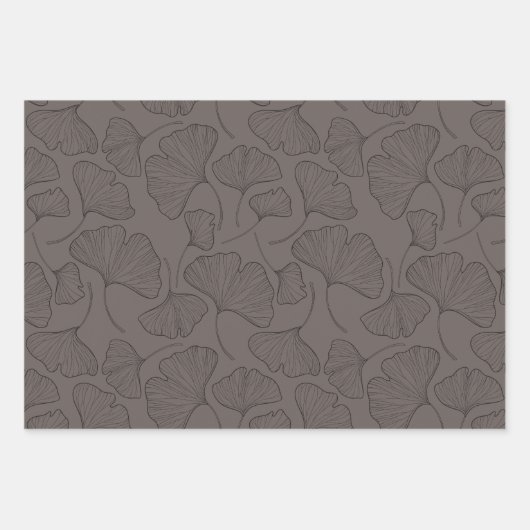 roze Art Nouveau Botanische kolibrie Inpakpapier Vel (Voorkant 3)