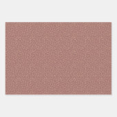 roze Art Nouveau Botanische kolibrie Inpakpapier Vel (Voorkant 2)