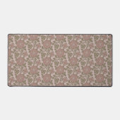 Roze Art Nouveau Rozen Desk Mat (Voorkant)