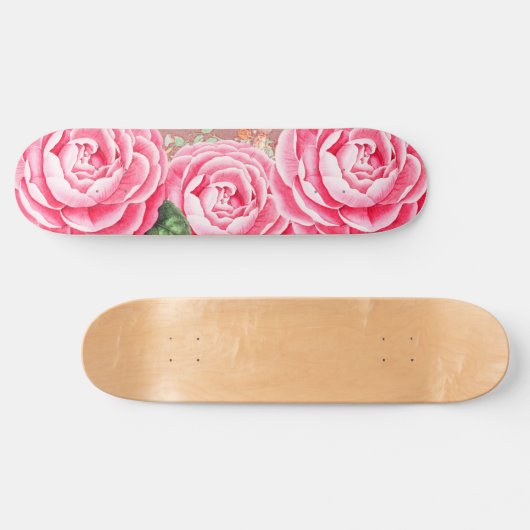 Roze Artsy Rozen Skateboard Deck (Horizontaal)