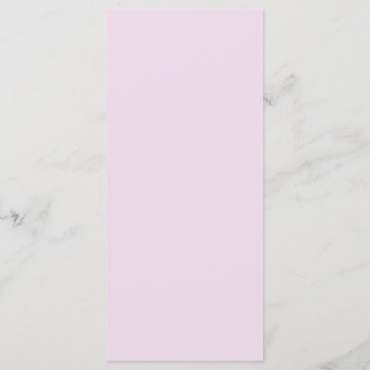 Roze Assepoester Carriage Elegant Party Menu (Achterkant)