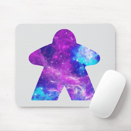 Roze asstral Sky Meeple Muismat (Met muis)