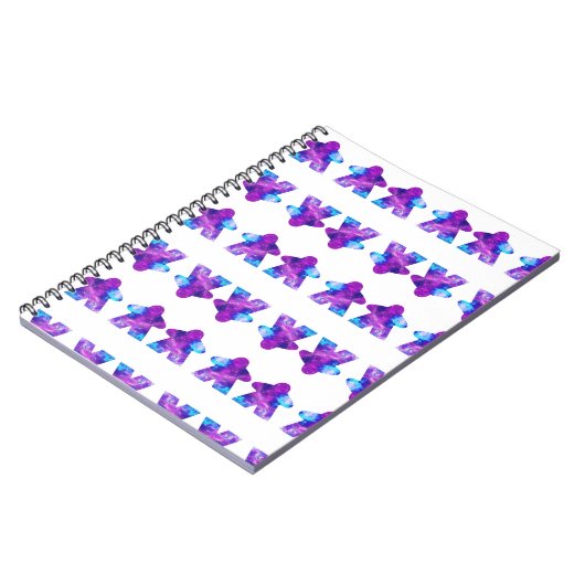 Roze asstral Sky Meeple Notitieboek (Linkerzijde)