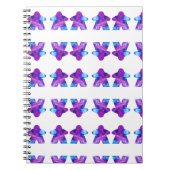 Roze asstral Sky Meeple Notitieboek (Voorkant)