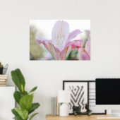  roze astel ventiel poster (Thuiskantoor)