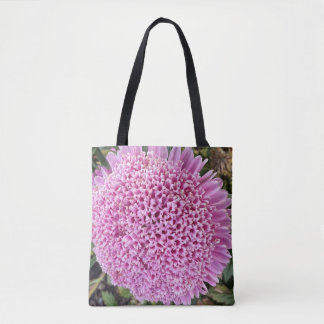 Roze Aster Bloemenschoudertas Tote Bag