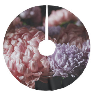 Roze Aster Boeket: Barokke verlichting. Kerstboom Rok