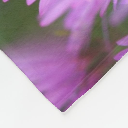 Roze Aster Flowers Abstract gepersonaliseerd Fleece Deken