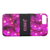 Roze aster Flowers Case-Mate iPhone Case (Achterkant (Horizontaal))