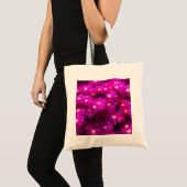 Roze aster Flowers Tote Bag (Voorkant (product))