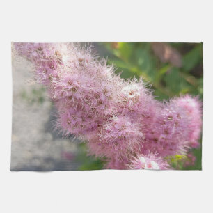Roze Astilbe Bloem Bloemendecke Keukendoek voor Tu Theedoek