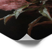 Roze Astilbe Flowers Art Print Poster (Hoek)