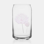 Roze Astrantia Bloem Bloemen Blikvorm Glas (Achterkant)