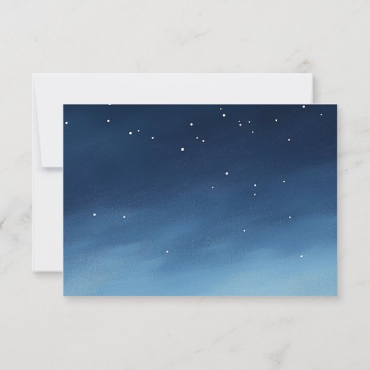 Roze Astronaut Beer RSVP-kaart met ruimtethema RSVP Kaartje (Achterkant)