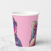 Roze astronaut papieren beker! papieren bekers (Links)