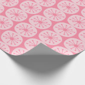 Roze atoomStippen uit de Mideeuw Modern Patroon in Cadeaupapier (Hoek)