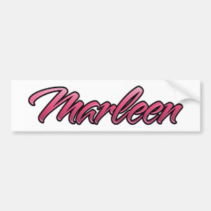Roze Aufkleber-Sticker Bumpersticker