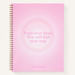 Roze Aura Bericht Notebook Notitieboek