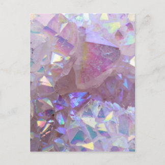 Roze Aura Crystals Briefkaart