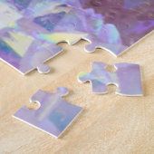 Roze Aura Crystals Legpuzzel (Zijkant)