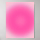 Roze aura gradient poster (Voorkant)