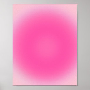 Roze aura gradient poster