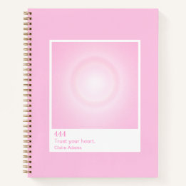 Roze Aura Swatch Engel Nummer Notitieboek