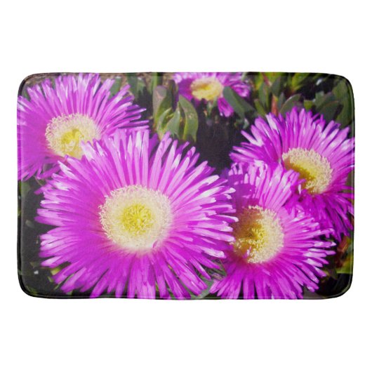 Roze Aussie Rambler Pigface Bloem, Badmat (Voorkant)