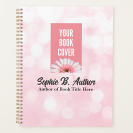 Roze Auteur Planner Met Boek Hoesje Afbeelding