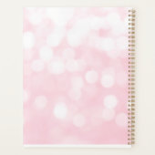 Roze Auteur Planner Met Boek Hoesje Afbeelding (Achterkant)
