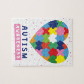 roze autisme legpuzzel (Horizontaal)