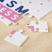 roze autisme legpuzzel (Zijkant)