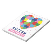 roze autisme notitieblok (Linkerzijde)