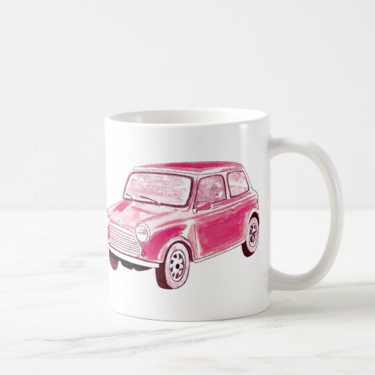  roze auto koffiemok (Rechts)