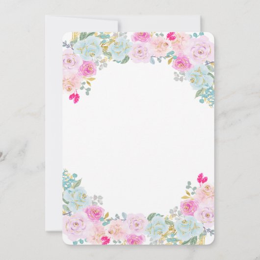 Roze auto lampjes Chic Rozen Vrijgezellenfeest Kaart (Achterkant)