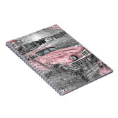 roze auto notitieboek (Rechterzijde)
