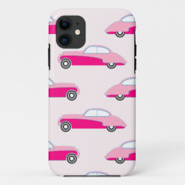 roze auto ' s telefoonbehuizing iPhone 11 hoesje