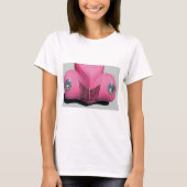 Roze auto t-shirt (Voorkant)