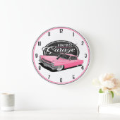  roze autobus grote klok (Huis)